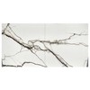 Halmar Stalas LUCIANO Extension Baltas Marmuras / Juoda