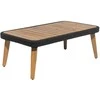 Stalas Suecia 90x50x38cm juodas
