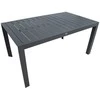Home4You Stalas TOMSON 160x90xH73, tamsiai pilkas