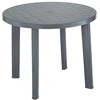 Stalas Tondo Progarden D90xH72cm plastikas/pilkas