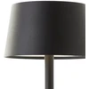 Stalinis LED šviestuvas BRILLIANT JONA IP44 2W 3000K 170lm DIM, įkraun. juodos sp Ø9x25cm