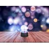 Stalinis LED šviestuvas GLOBO Disco, 6x0,06W, juodos sp., 3 x AA elementai(neįeina), 9x9cm