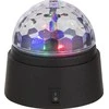 Stalinis LED šviestuvas GLOBO Disco, 6x0,06W, juodos sp., 3 x AA elementai(neįeina), 9x9cm