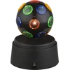 Stalinis LED šviestuvas GLOBO Disco, 6x0,06W, juodos sp., 3 x AA elementai(neįeina), 9x9cm