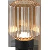 Stalinis LED šviestuvas REALITY LORD 1,5W 3000K 100lm įkraunamas juodos/aukso sp Ø13x19cm
