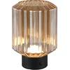 Stalinis LED šviestuvas REALITY LORD 1,5W 3000K 100lm įkraunamas juodos/aukso sp Ø13x19cm