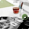Stalinis puodelių laikiklis buteliukui ir telefonui, metalinis spaustukas, apsaugantis nuo išsiliejimo