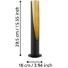 Stalinis šviestuvas EGLO BARBOTTO 1xGU10 4,5 W kompl. su lempute juodos sp, Ø6cm, h39,5cm