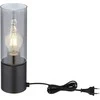 Stalinis šviestuvas GLOBO ANNIKA, 1xE27,25W,230V,laidas 1,5m,metalinis,juodos sp, ø9x30cm