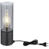 Stalinis šviestuvas GLOBO ANNIKA, 1xE27,25W,230V,laidas 1,5m,metalinis,juodos sp, ø9x30cm