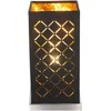 Stalinis šviestuvas GLOBO Clarke, 1 x E14, 40W, juodos/auksinės sp., 11 x 11 x 25 cm