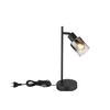 Stalinis šviestuvas GLOBO HUBERTUS,1xE14,40W,230V,metalinis,matinės juodos sp,35x14,3x12cm