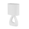 Stalinis šviestuvas GLOBO TRIANGLE, 1 x E14, 40W, baltos sp., keraminis, 17 x 10 x 30 cm