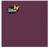 Silken Stalo servetėlės vienspalvės BORDO 33x33cm, 20vnt