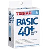 Stalo teniso kamuoliukai Basic 40+ Tibhar 6vnt. oranžiniai