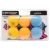 Stalo teniso kamuoliukai Nitro Glow Dunlop 6vnt. spalvoti