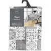 Bikuvalt Staltiesė 140x240 cm pilkų atspalvių PVC PERSANE douceur d'intérieur