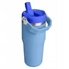 STANLEY – „IceFlow Flip Straw Tumbler“ – Puodelis – 0,41 l – „Mėlyna Sky“