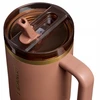 Stanley Thermal Mug kreminis/rudas mokas latte Straw Tumbler 1,18L