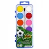 Starpak Akvareliniai dažai 12 spalvų su teptuku Futbolo kamuolys