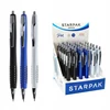 "StarPak" automatinis mokyklinis mėlynas rašiklis