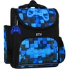 Starpak Mokyklinė kuprinė berniukui, ergonomiška, "Pixel" žaidimų tematika, (pradinukams)