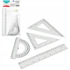 Starpak Mokyklinis geometrinis rinkinys 4 elementai