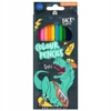 Starpak pieštukinės kreidelės 12 spalvų Skate Dino