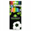 Starpak pieštukiniai pieštukai 12 spalvų, futbolo tema