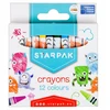 Starpak Vaškinės mokyklinės kreidelės vaikams, 12 ryškių spalvų, 12 vnt.