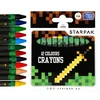 Starpak Žvakių vaškinės kreidelės 12 spalvų "Pixel" žaidimas