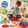 Stator 3D EDUKACINIAI KŪRYBINIAI MONTESSORI KONSTRUKCINIŲ KLALŲ RINKINYS 460 ELEMENTŲ. DIY