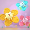 Stator Fidget Spinner Rattle su siurbimo taurele langams ANTISTRESS žaislas 3 vnt
