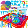 Stator Kinetic Sand 4,5kg SET XXXL SANDBOX plaukimo baseinas PELIETI SKAIČIAI RAIDĖS
