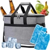 Stator THERMAL BEACH PICNIC BAG Didelis turistinis aušintuvas 40 litrų + įdėklai