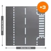 STATYBINĖ PLOKŠTE EVI statybinė bazė ROAD žaisliniams kaladėlėms