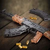 Statybinės plytos AK-47 šturmo šautuvas šaudo 1393 vnt