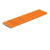 Statybinis pieštukas HB 180 mm AŠTUONKAMPIS 3 vnt. ORANŽINIS „DIY-PC2OC18OR/3B“