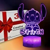 STICH 3D Stalinė lemputė 16 LED LILO IR STICH SU NUOTOLINIO PULTO VAIKŲ PULTU