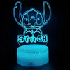 STICH 3D Stalinė lemputė 16 LED LILO IR STICH SU NUOTOLINIO PULTO VAIKŲ PULTU