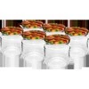 Stiklainiai su dangteliais Twist Off Browin 212ml/Ø66mm/6vnt.