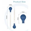 Stiklinė pipetė 10ml 2vnt. laboratorinis lašintuvas universalus PATOGU