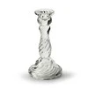 Stiklinė žvakidė CASPAR, baltos spalvos, 9 x 16 cm, 1 vnt