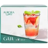 Stiklinės AURORA Gaja, 360 ml, 4 vnt