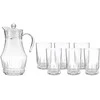 Stiklinio ąsočio ir stiklinių komplektas Lancier Luminarc 1.8L/6vnt.x270ml