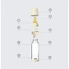 Stiklinis buteliukas nuo pilvo dieglių 240 ml Ivory BIBS Boheme Ivory