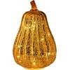 Stiklinis dekoras su LED Moliūgas Gold Pear Luxform 3xAAA/bat.nėra komp. aukso spalvos