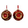 Christmas Tree toy Decoris Vintage. red. glass