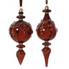 Christmas Tree toy Decoris Vintage. red. glass