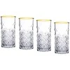 Stiklinių komplektas 4 vnt. Timeless Gold 295 ml PASABAHCE 722255